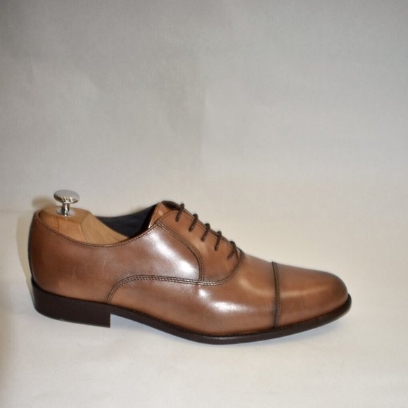 New! To Boot New York Caufield Cap Toe Oxford Brown Cuoio Size 11.5 M ZZ main image 5